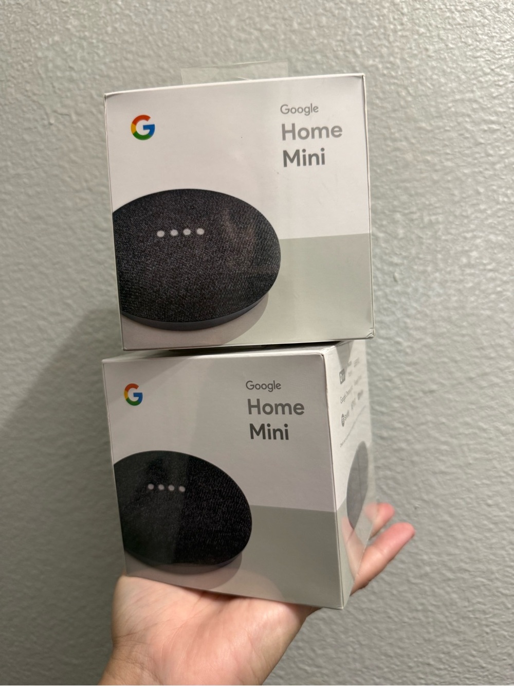 Google home mini voice assistance charcoal electronic device home assistant app